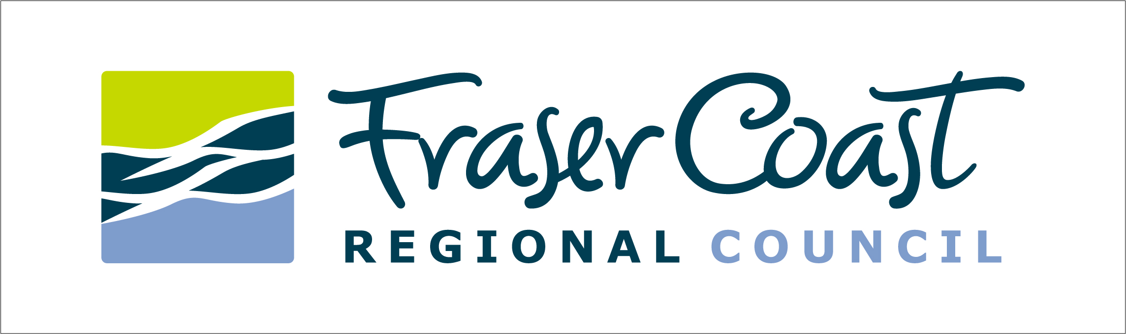 Fraser Coast Regional Council logo with waves